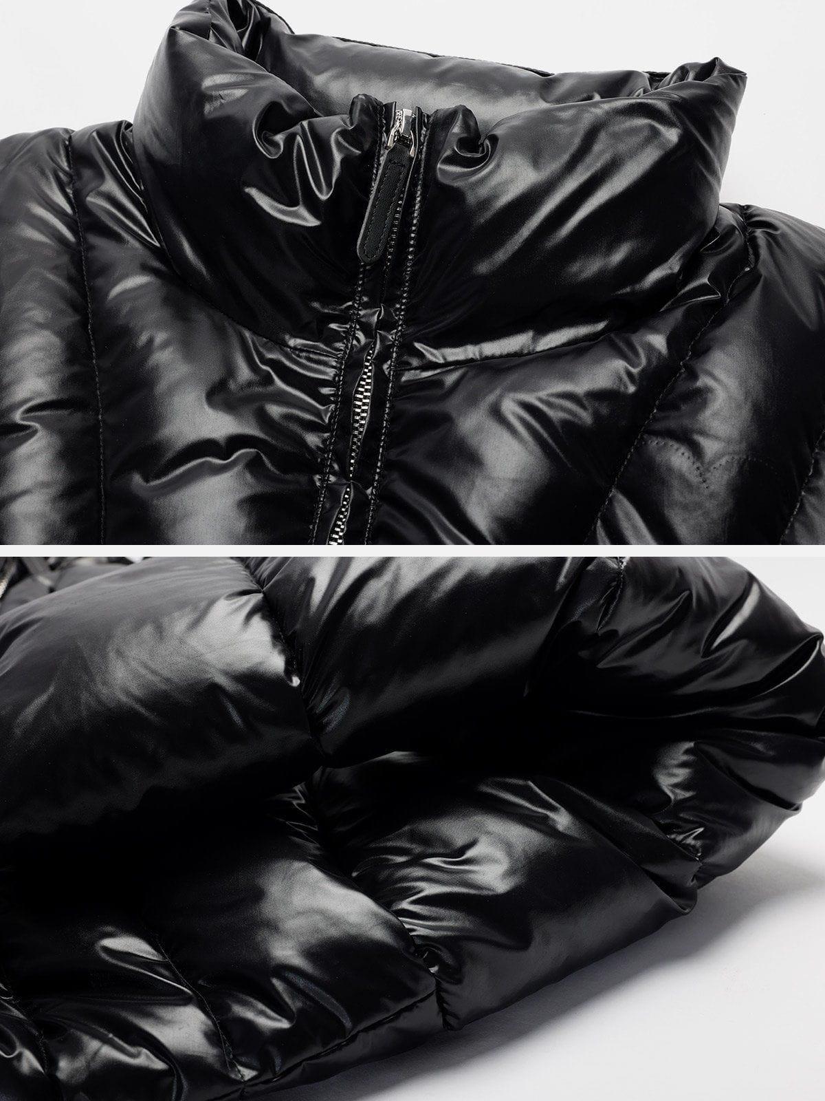 Aelfric Eden Solid Cropped Puffer Down Coat Product Image