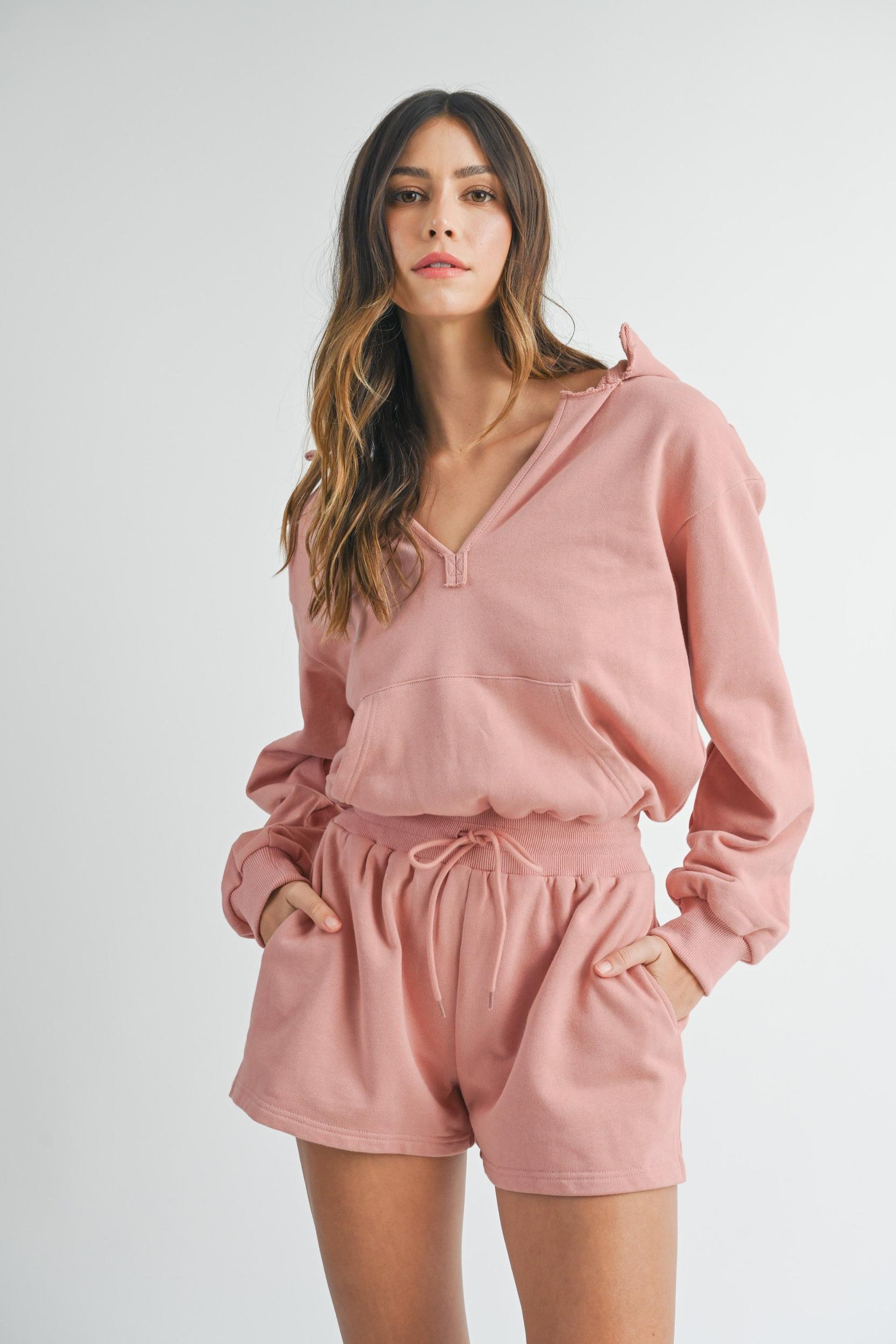 Cotton Hooded Romper Product Image