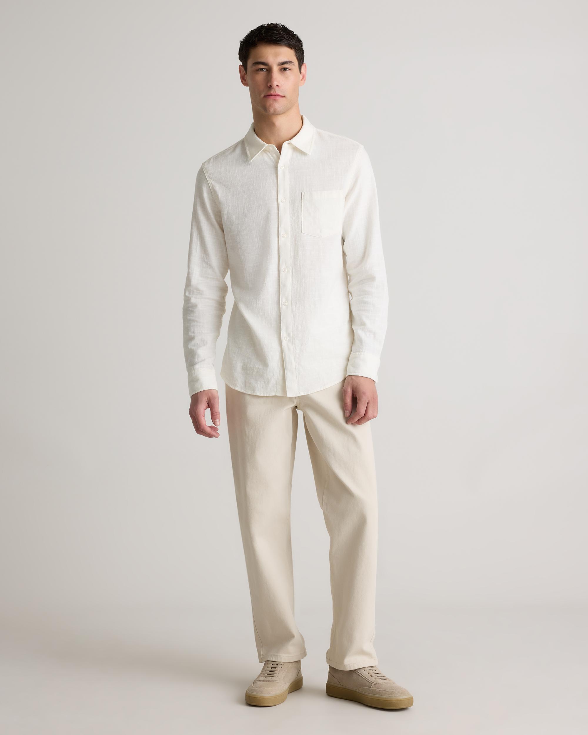 Quince | Men's Stretch Selvage Shirt Organic Cotton Product Image