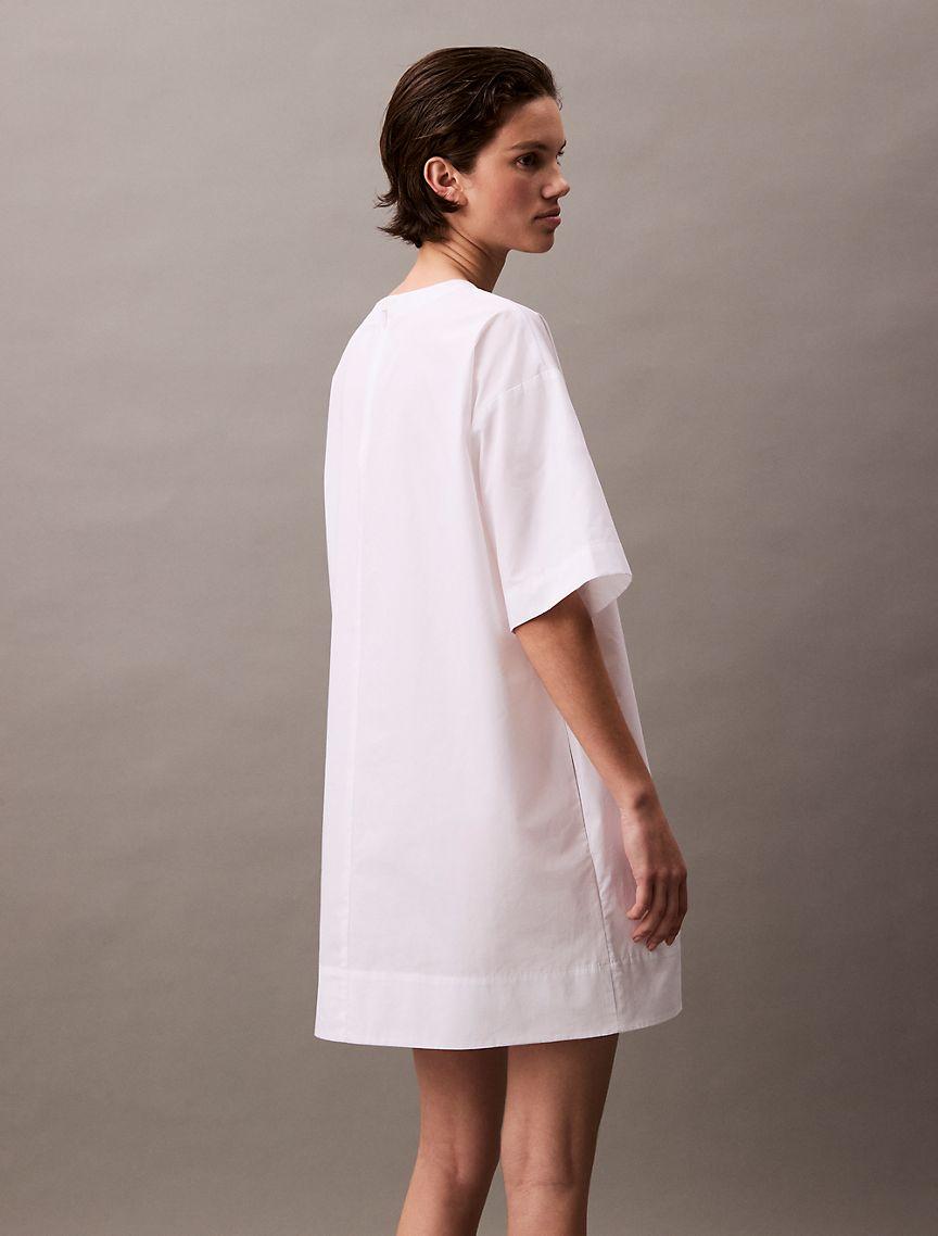 Cotton Relaxed Mini T-Shirt Dress Product Image