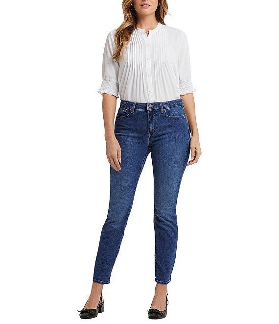 NYDJ Sheri Stretch Denim Slim Ankle Jeans Product Image