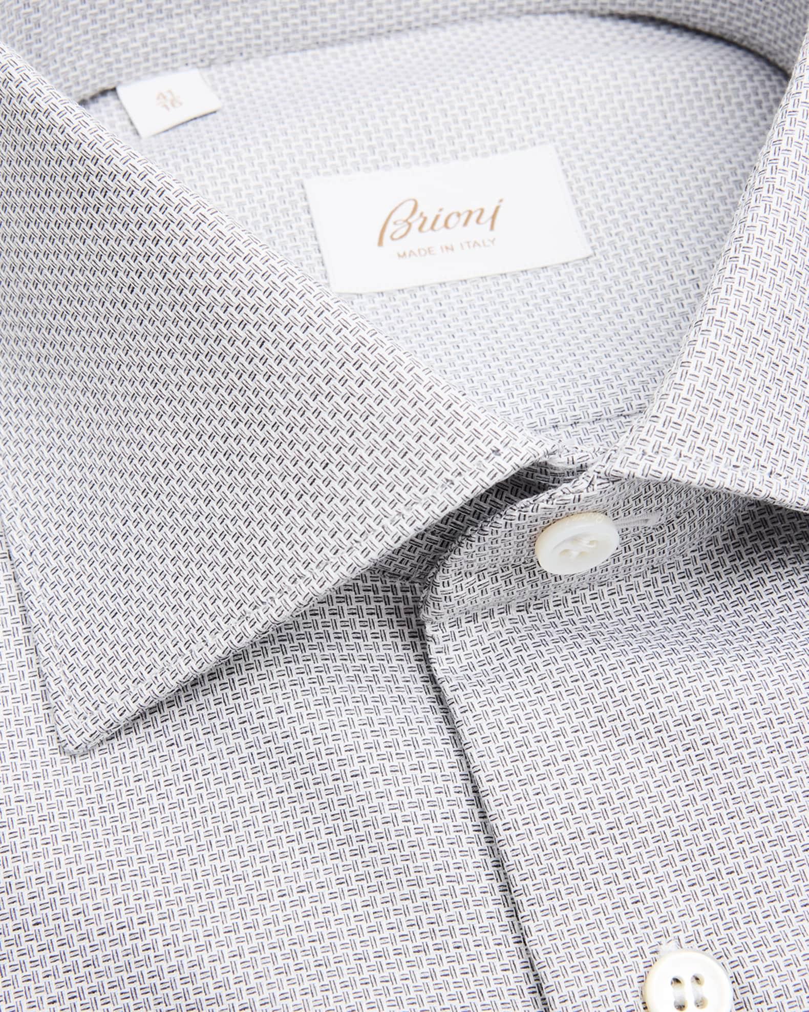 Men's Cotton Micro-Basketweave Dress Shirt Product Image