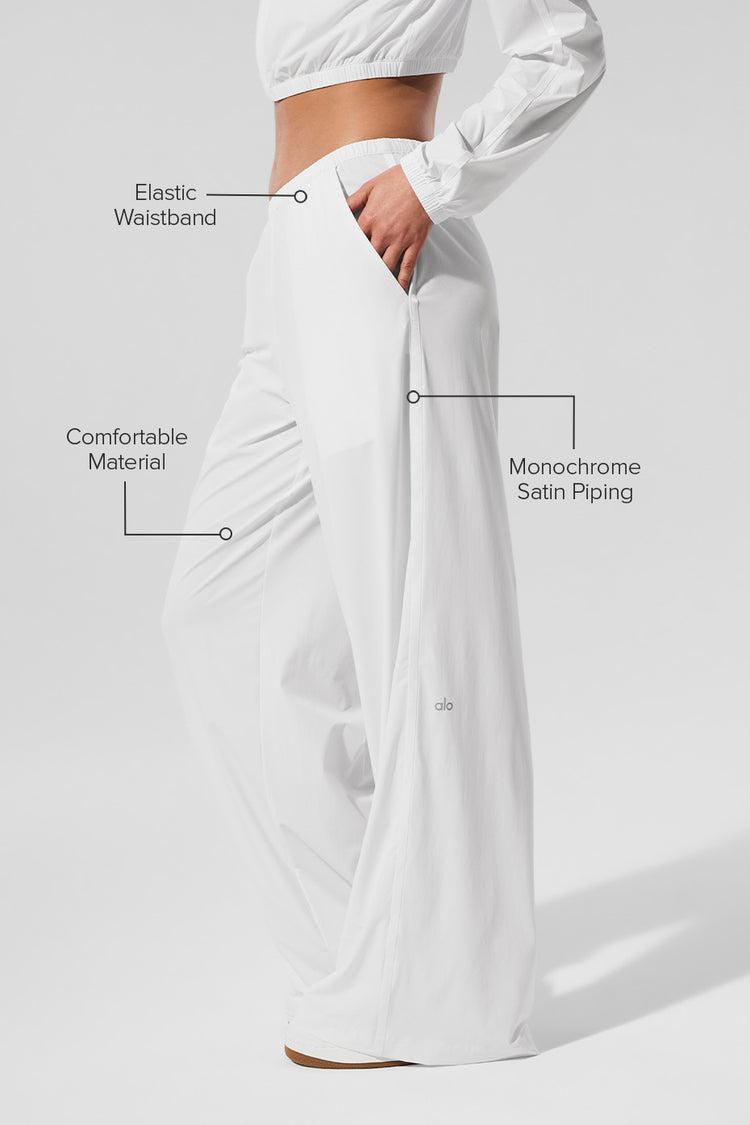 Breezy Wide Leg Pant - White Product Image