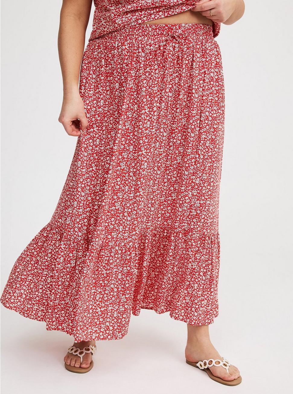 Tiered Maxi Skirt Product Image