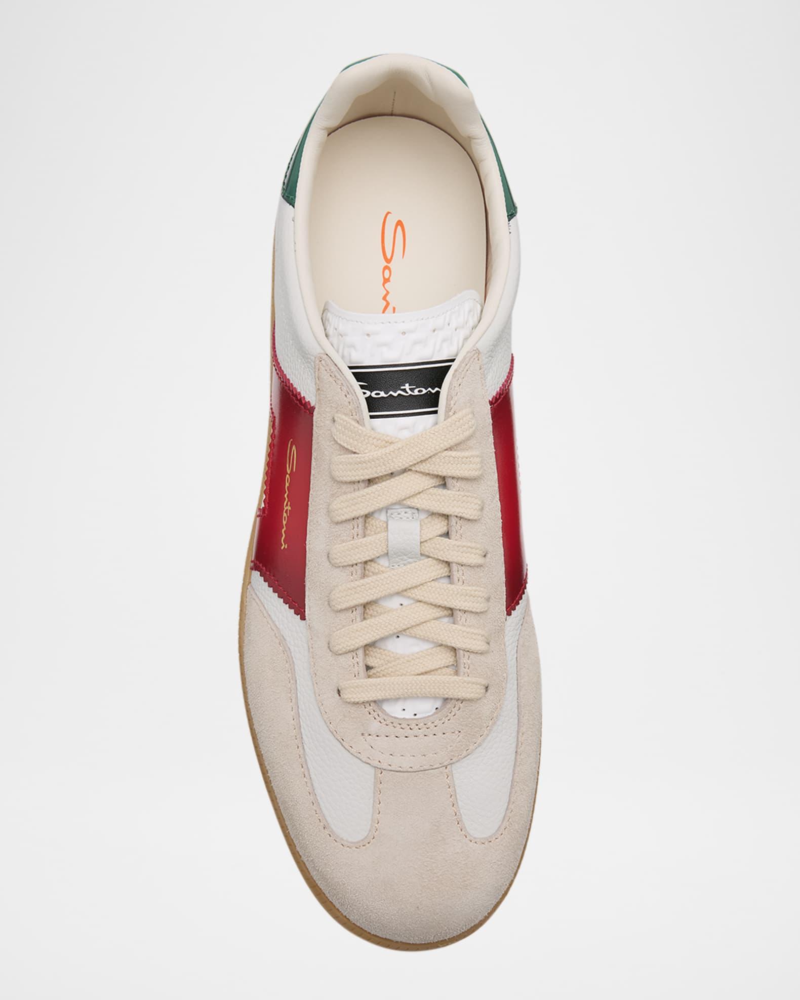 Men's Olympic Leather Low-Top Sneakers Product Image