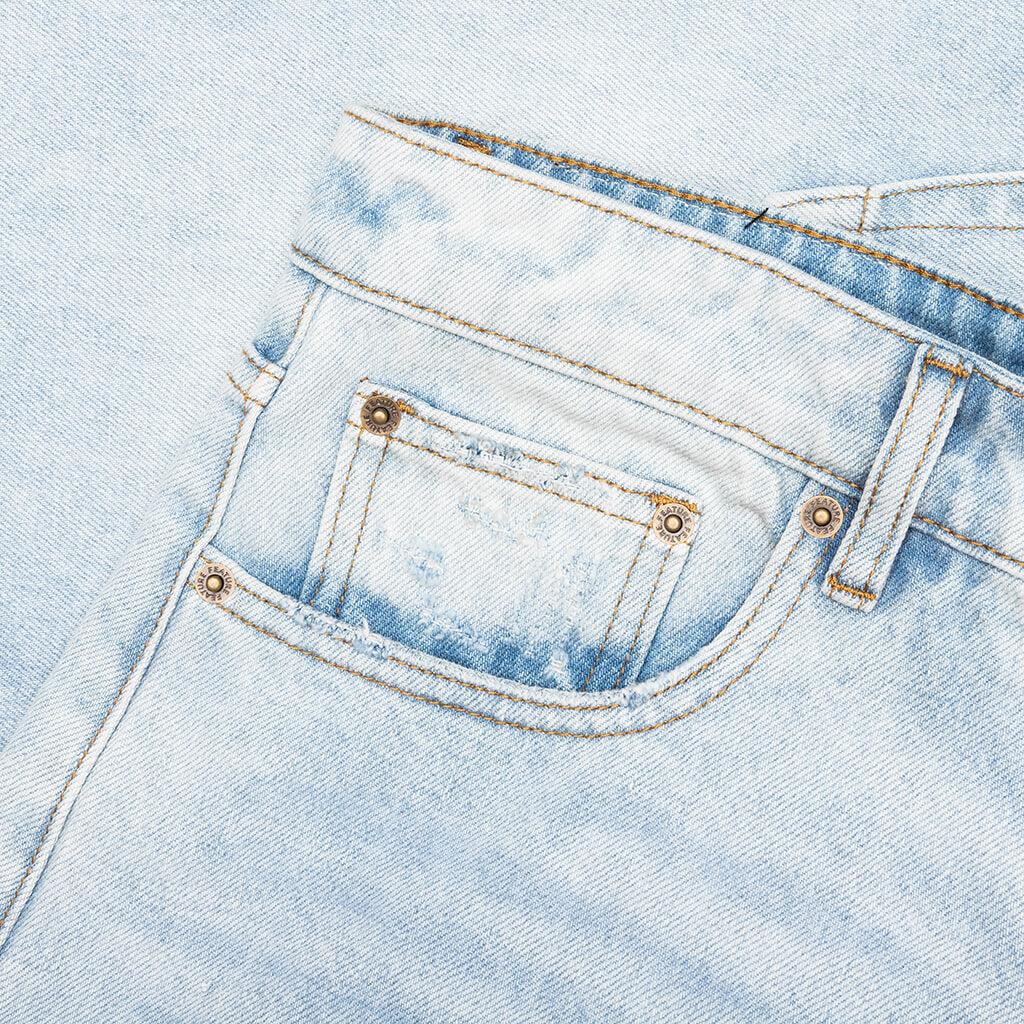 Berry Wide Denim Short - Vintage Light Blue Male Product Image