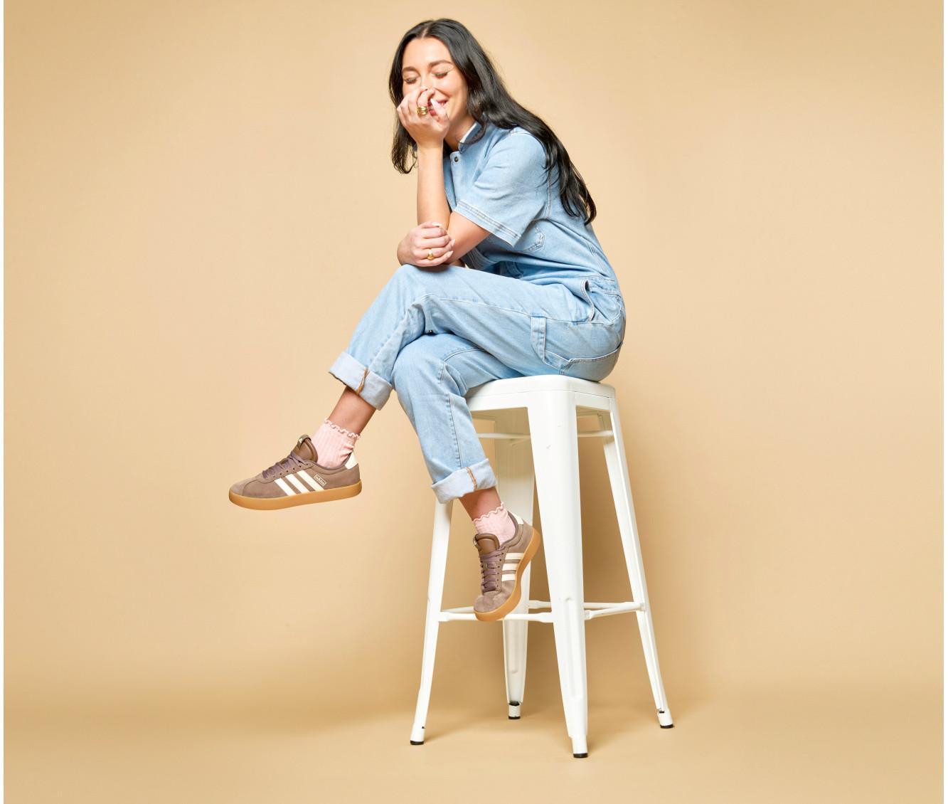 Women's Adidas VL Court 3.0 Sneakers Product Image