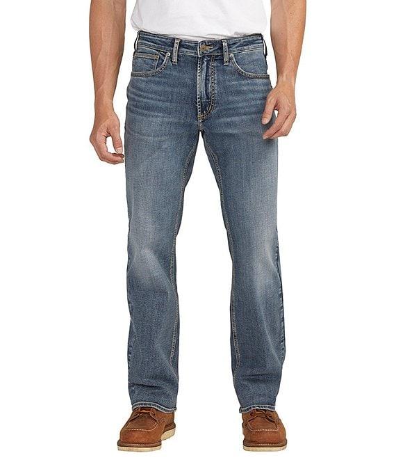 Silver Jeans Co. Zac Max Flex Relaxed Fit Straight Denim Jeans Product Image