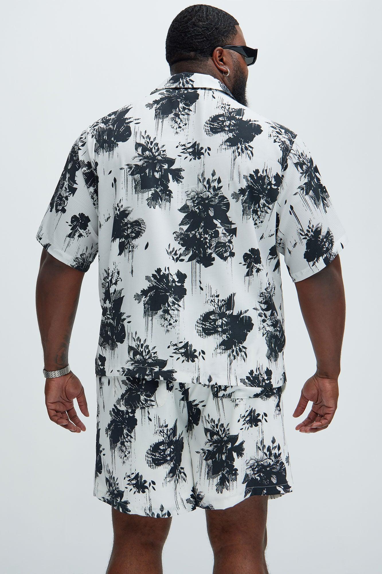 Luna Flor Textured Shirt - Black/combo Product Image