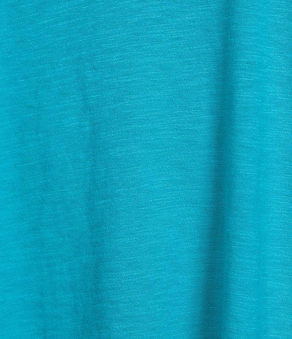Eileen Fisher Organic Cotton Slubby Jersey Crew Neck Short Sleeeve Tee Product Image