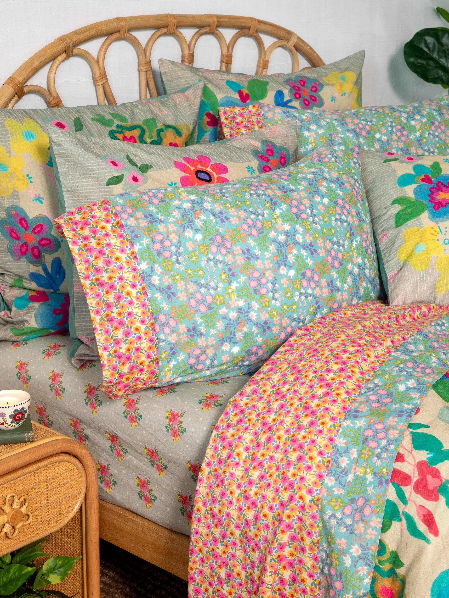 Mix & Match Cotton Sheet Set - Serene Product Image