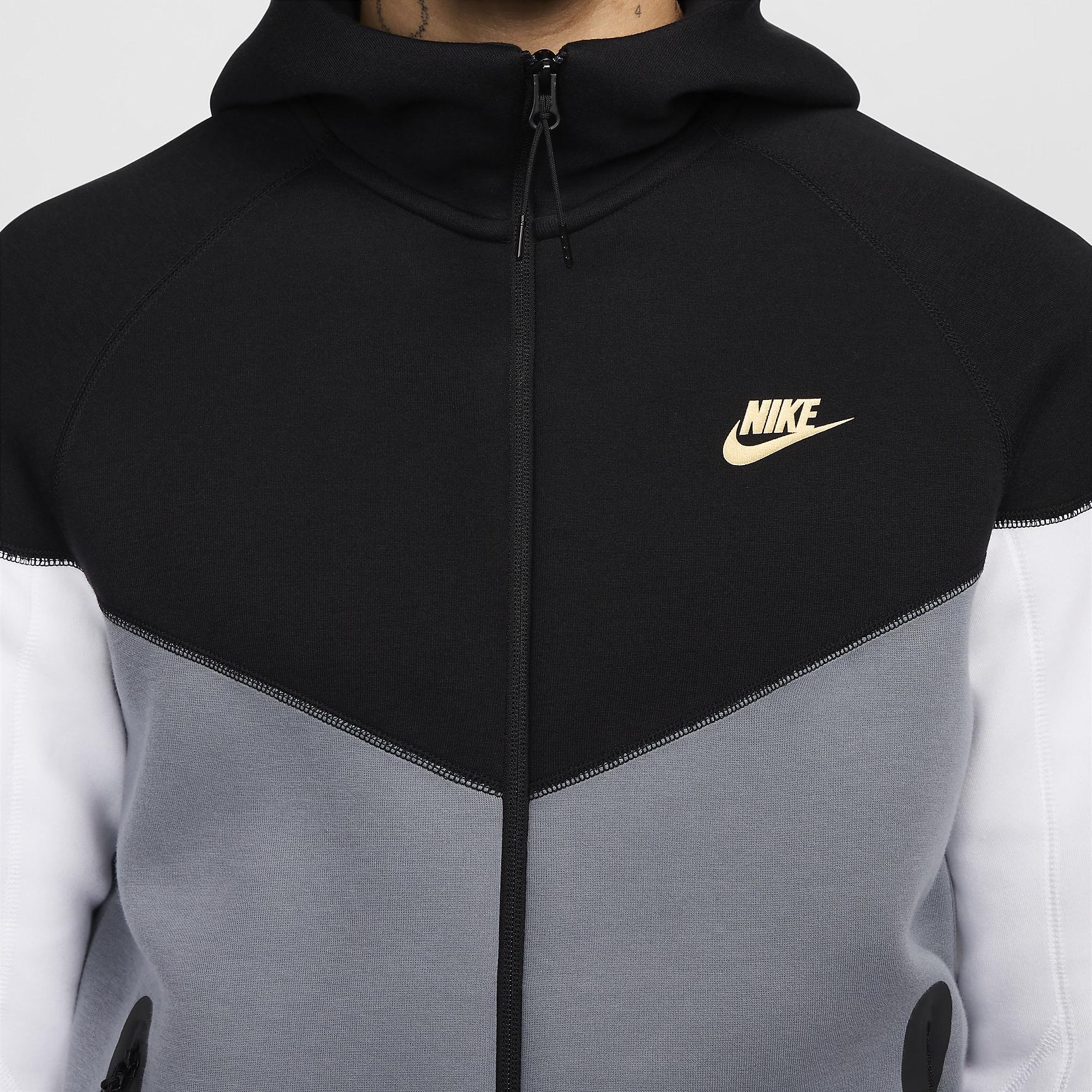 Mens Nike Sportswear Tech Fleece Windrunner Full-Zip Hoodie | FZ4709-011 Product Image
