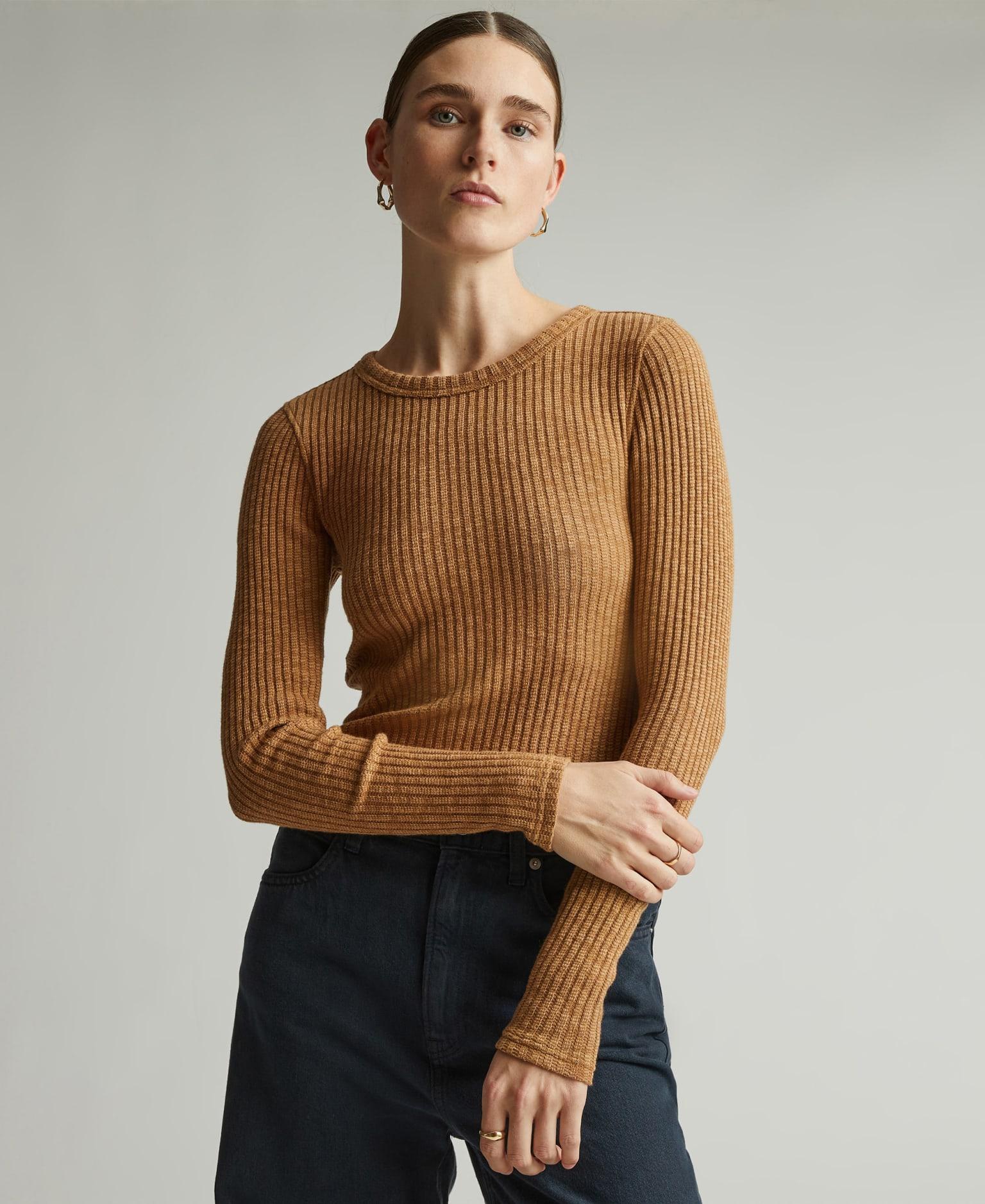 Womens Cozy Rib Long-Sleeve Tee Sweater by Everlane Product Image