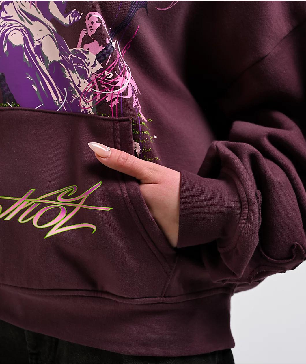 Vitriol Lenexa Dark Purple Hoodie Product Image