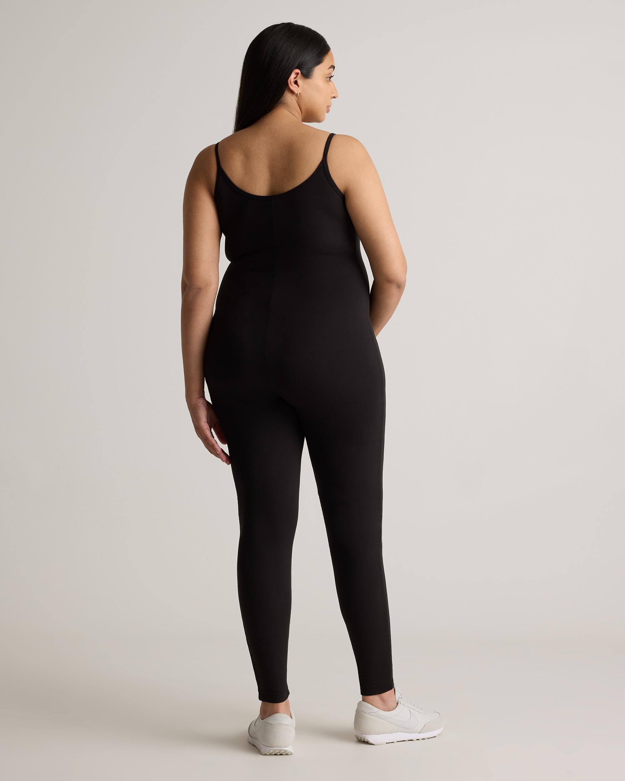 Quince | Women's Recycled Knit Maternity Spaghetti Strap Unitard Size XL, Recycled Polyester Product Image