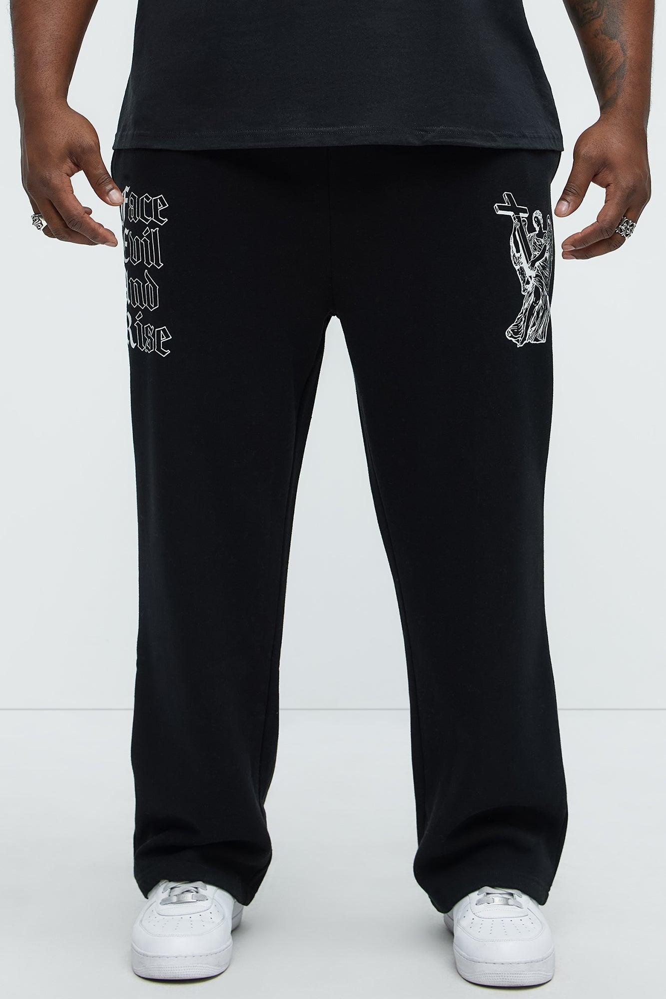 Tyson Fear Straight Sweatpants - Black Product Image