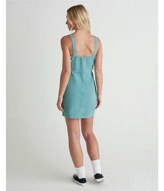 Hurley Wavy Days Sleeveless Twill Dress Product Image