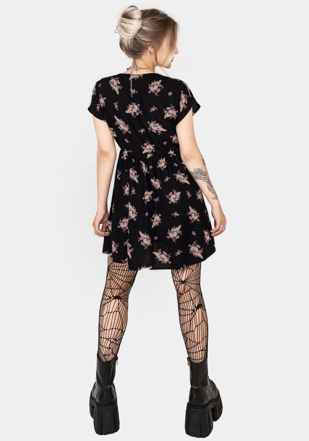 Carrion V-Neck Mini Smock Dress Product Image