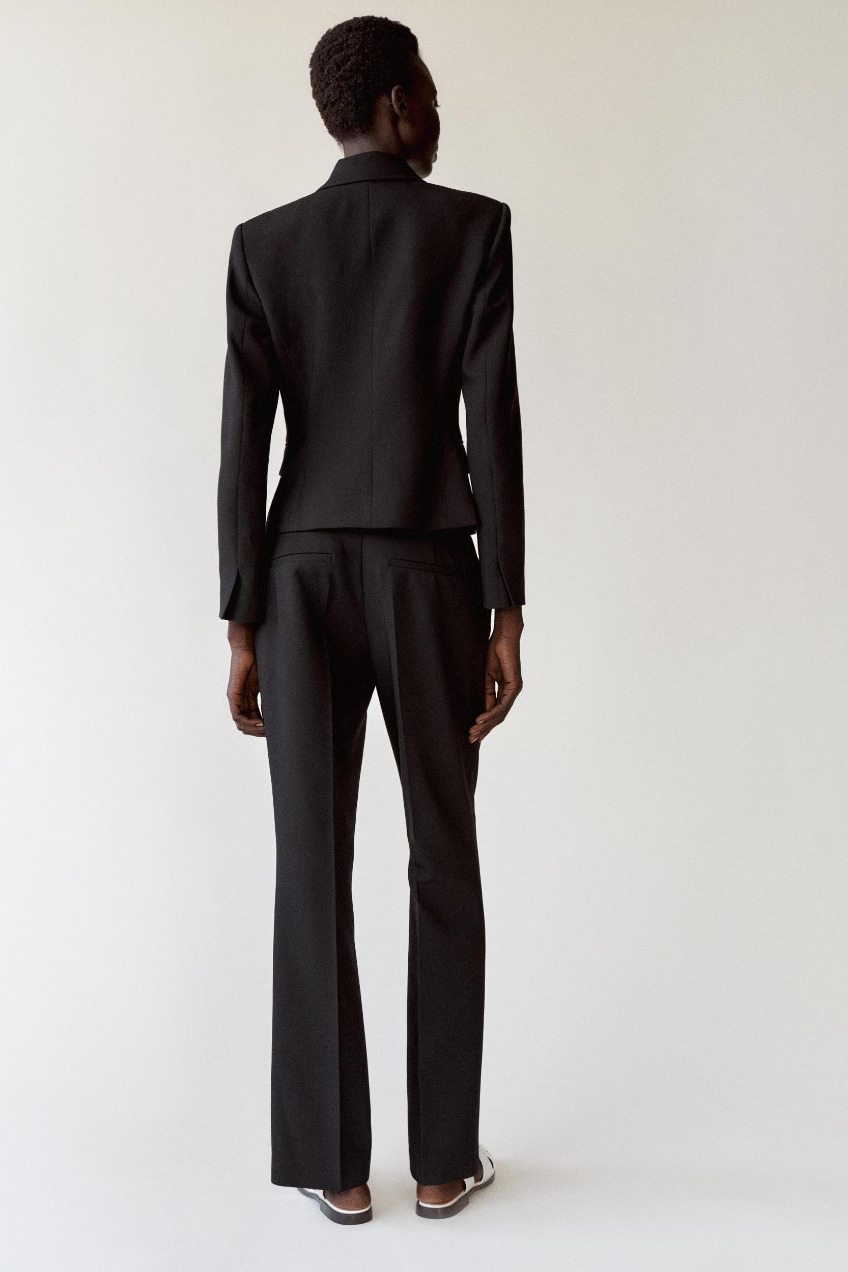 HIGH-WAISTED BOOTCUT PANTS Product Image