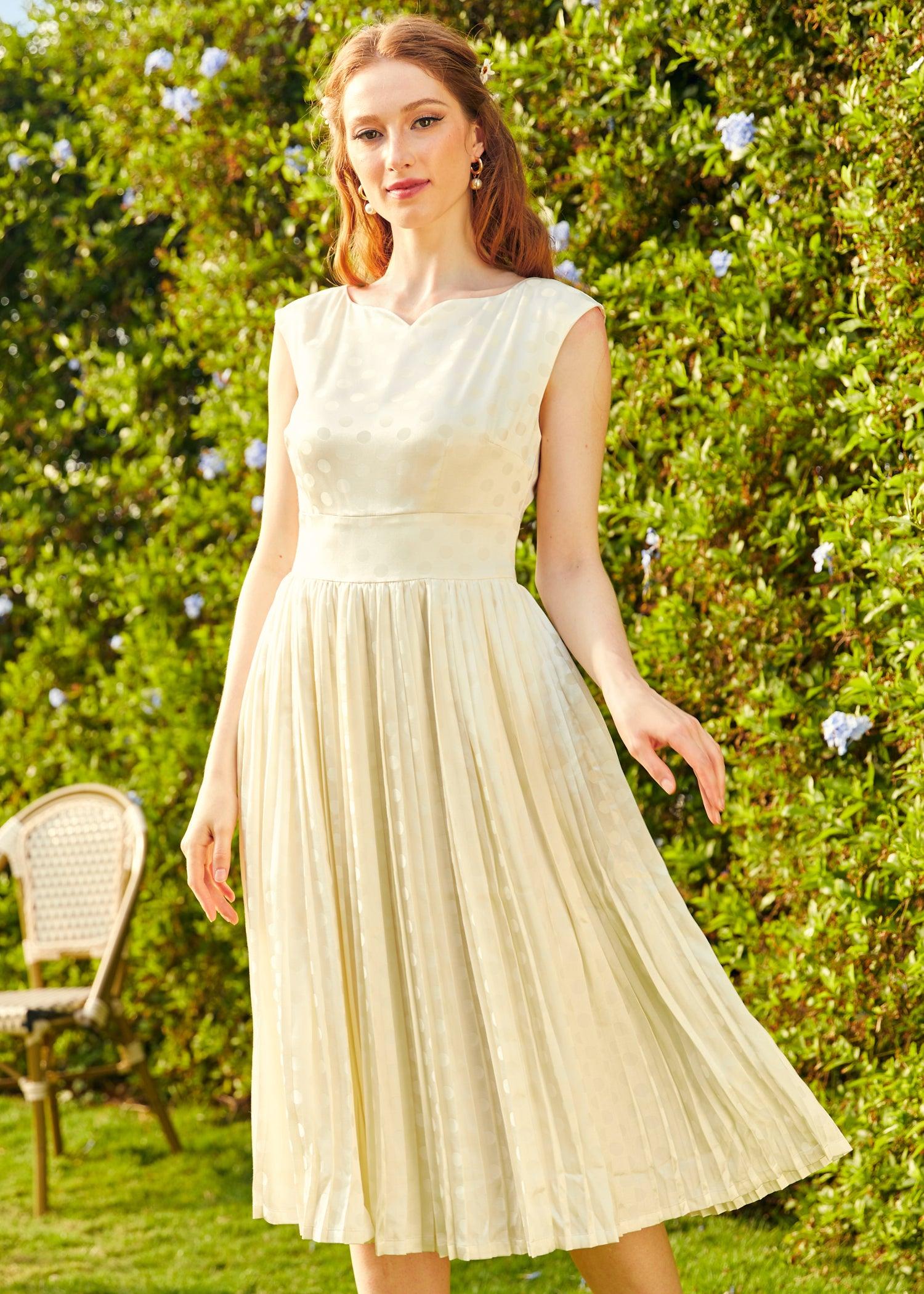 Always In My Dots Fit and Flare Dress (Final Sale) Product Image