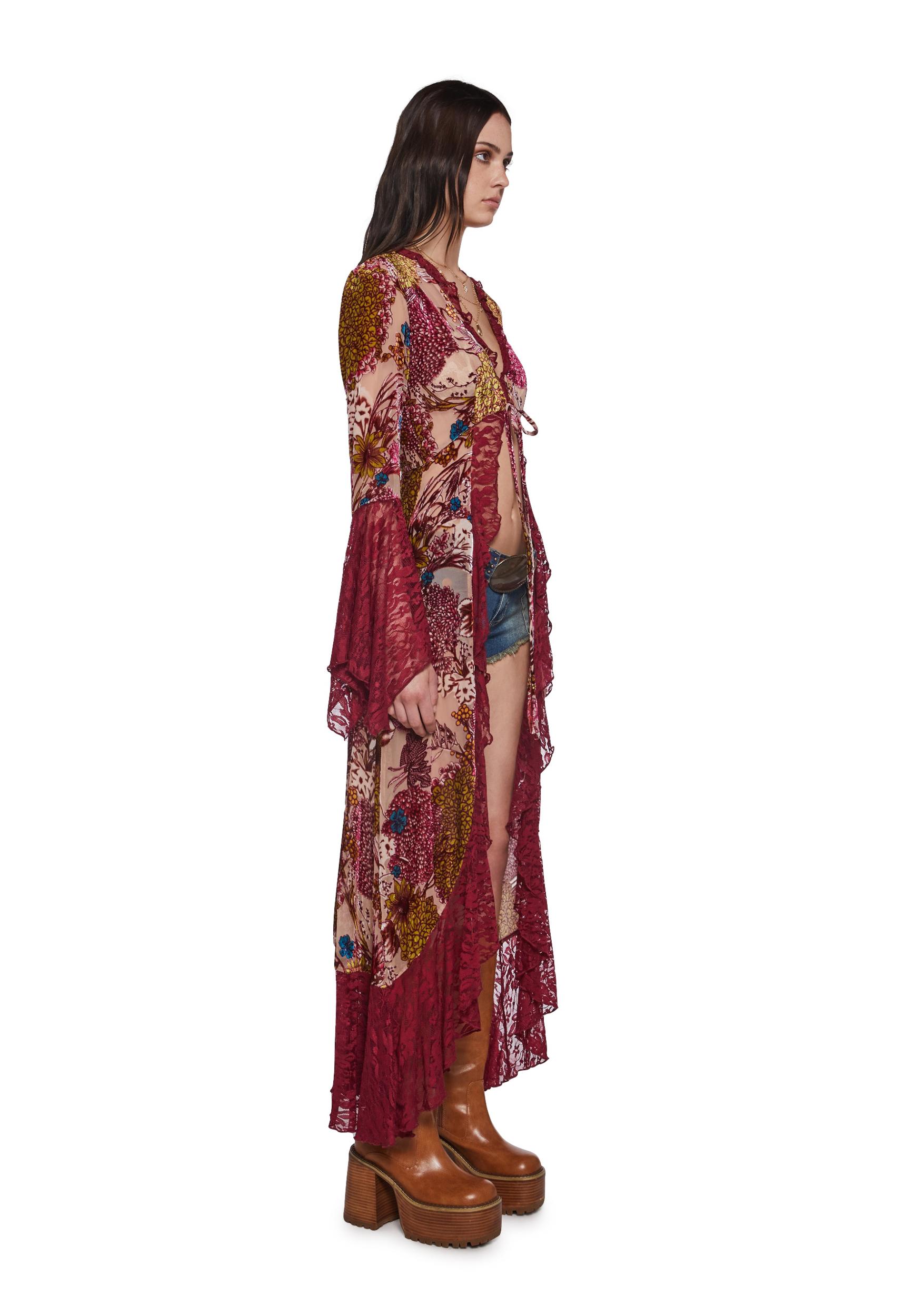 Boho Girl Floral Duster Girls Product Image