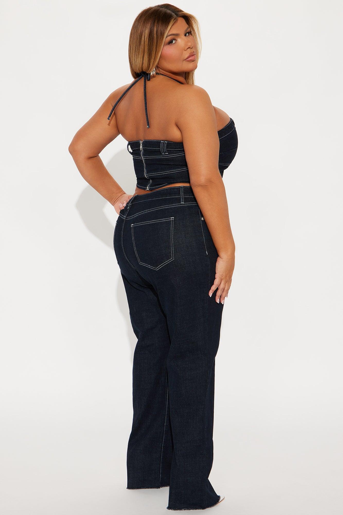 Next Level Denim Pant Set - Dark Wash Product Image