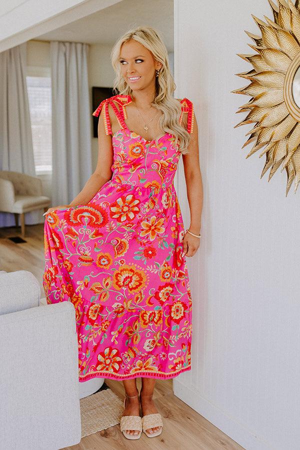 Day Party Delight Floral Maxi Dress Product Image