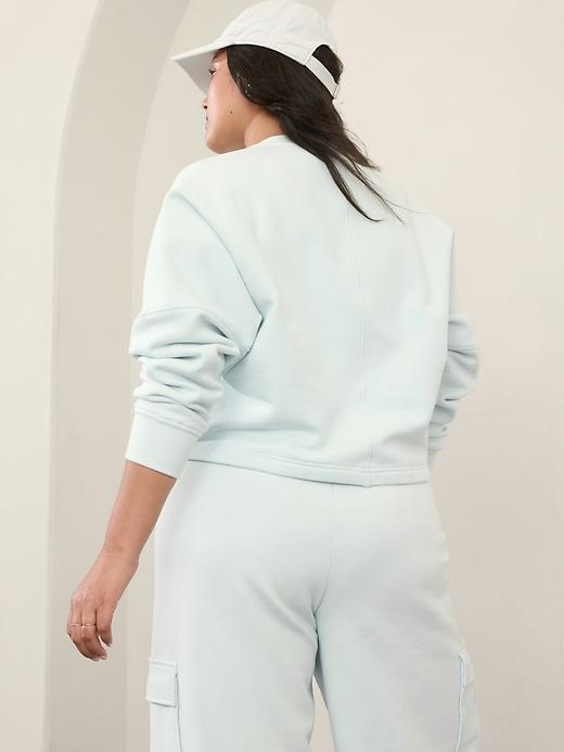 Forever Fleece Dolman Crop Sweatshirt Product Image