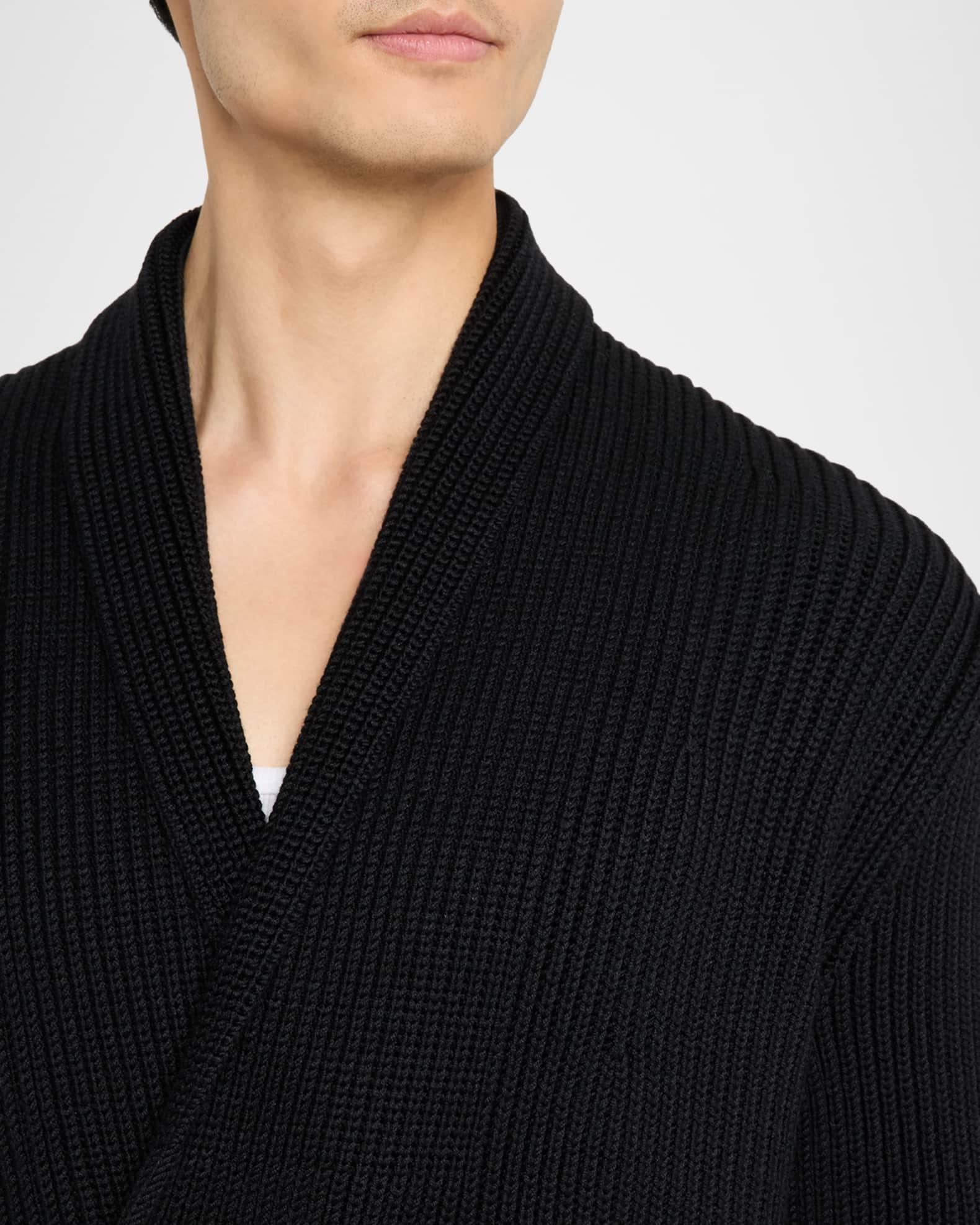 Men's Double-Breasted Shawl Cardigan  Product Image