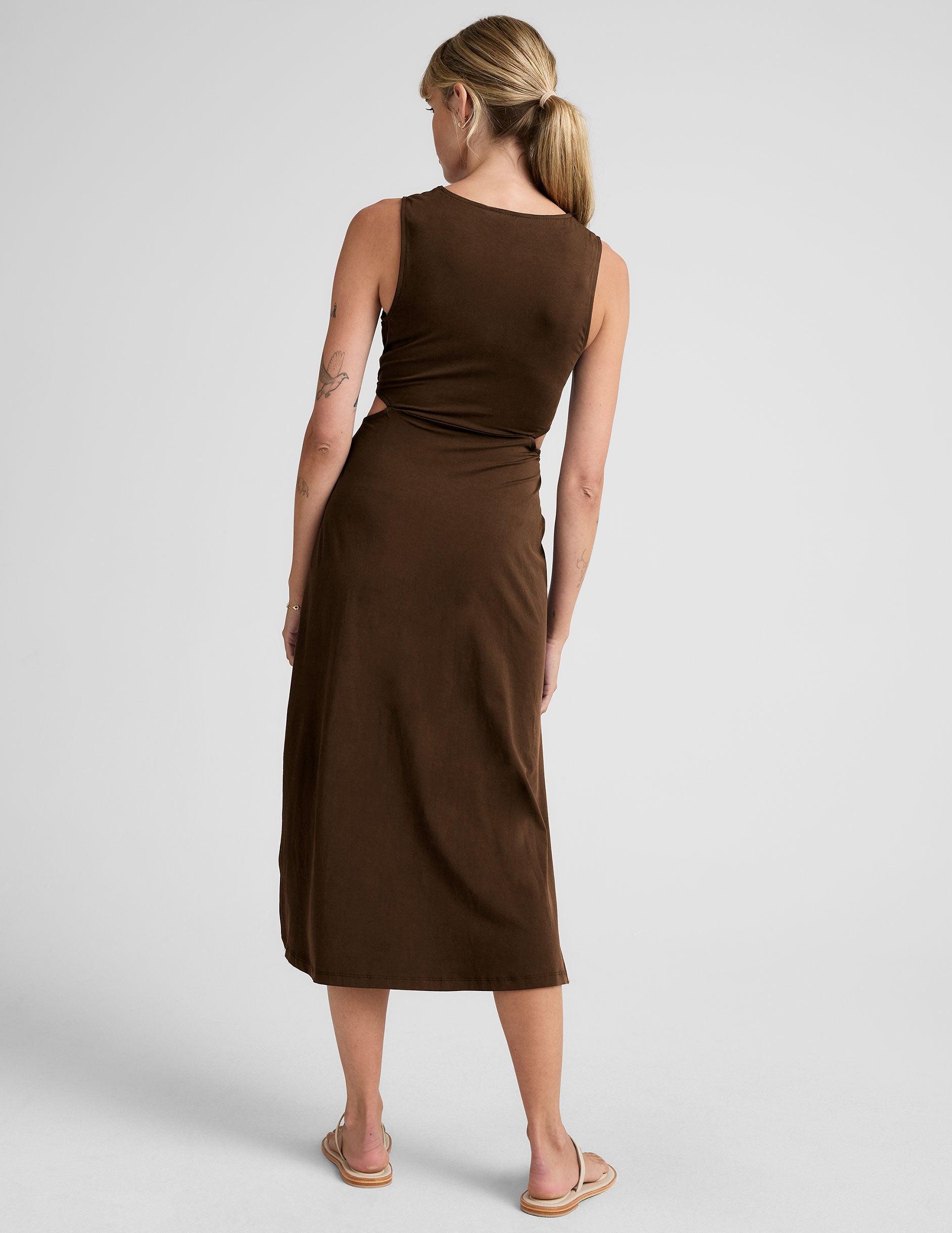 Around The World Front Twist Dress Product Image