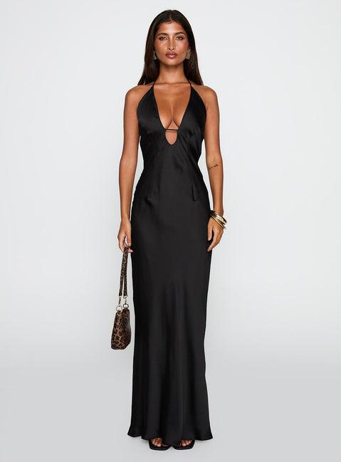 Yasminn Maxi Dress Black Product Image
