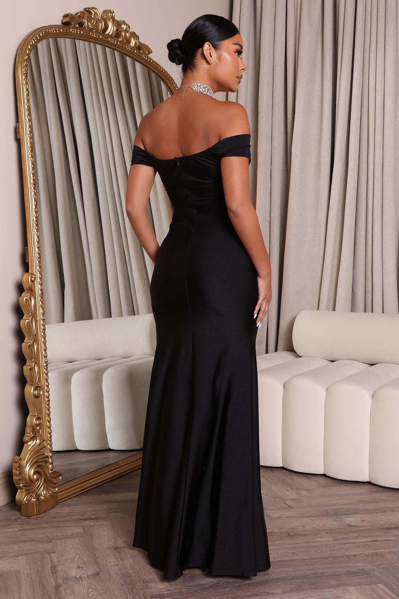 Romantic Nights Maxi Dress - Black Product Image