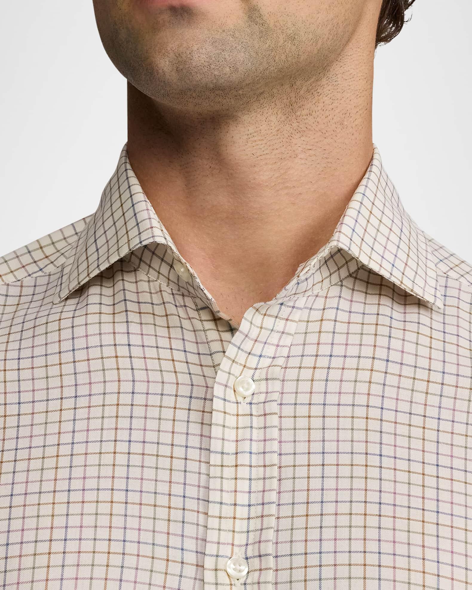 Mens Tattersall Twill Shirt - Product Image