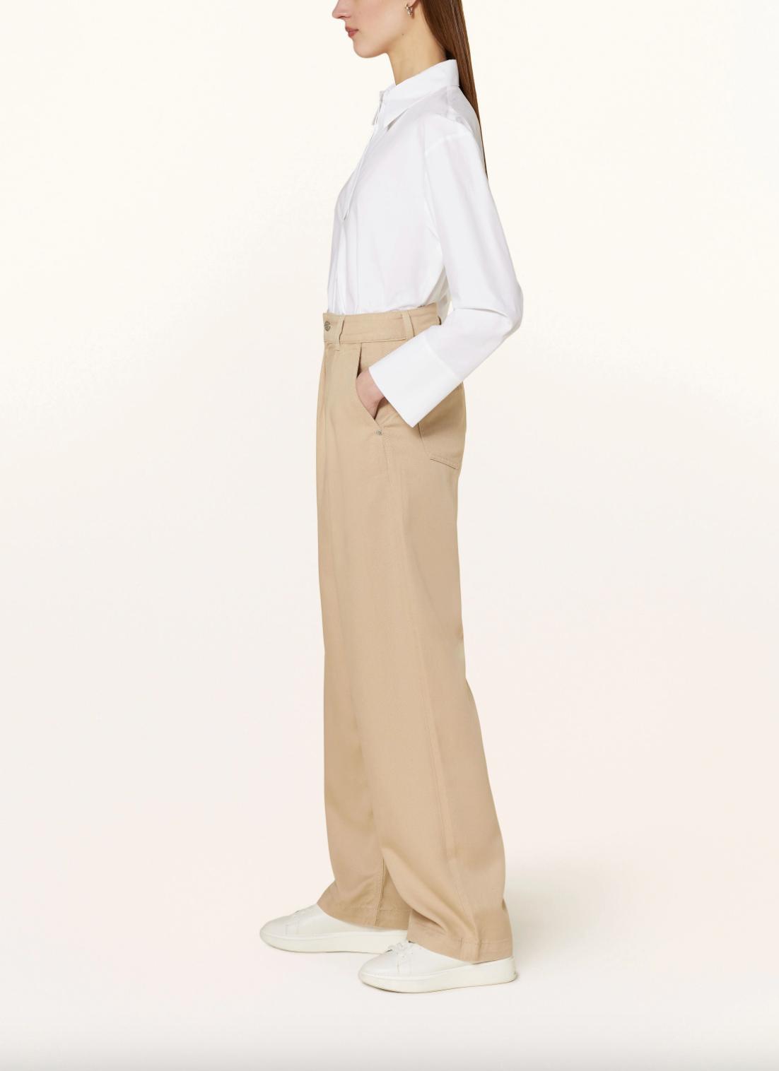 Hugo Boss Beige C_Tanjura-W Trousers Product Image