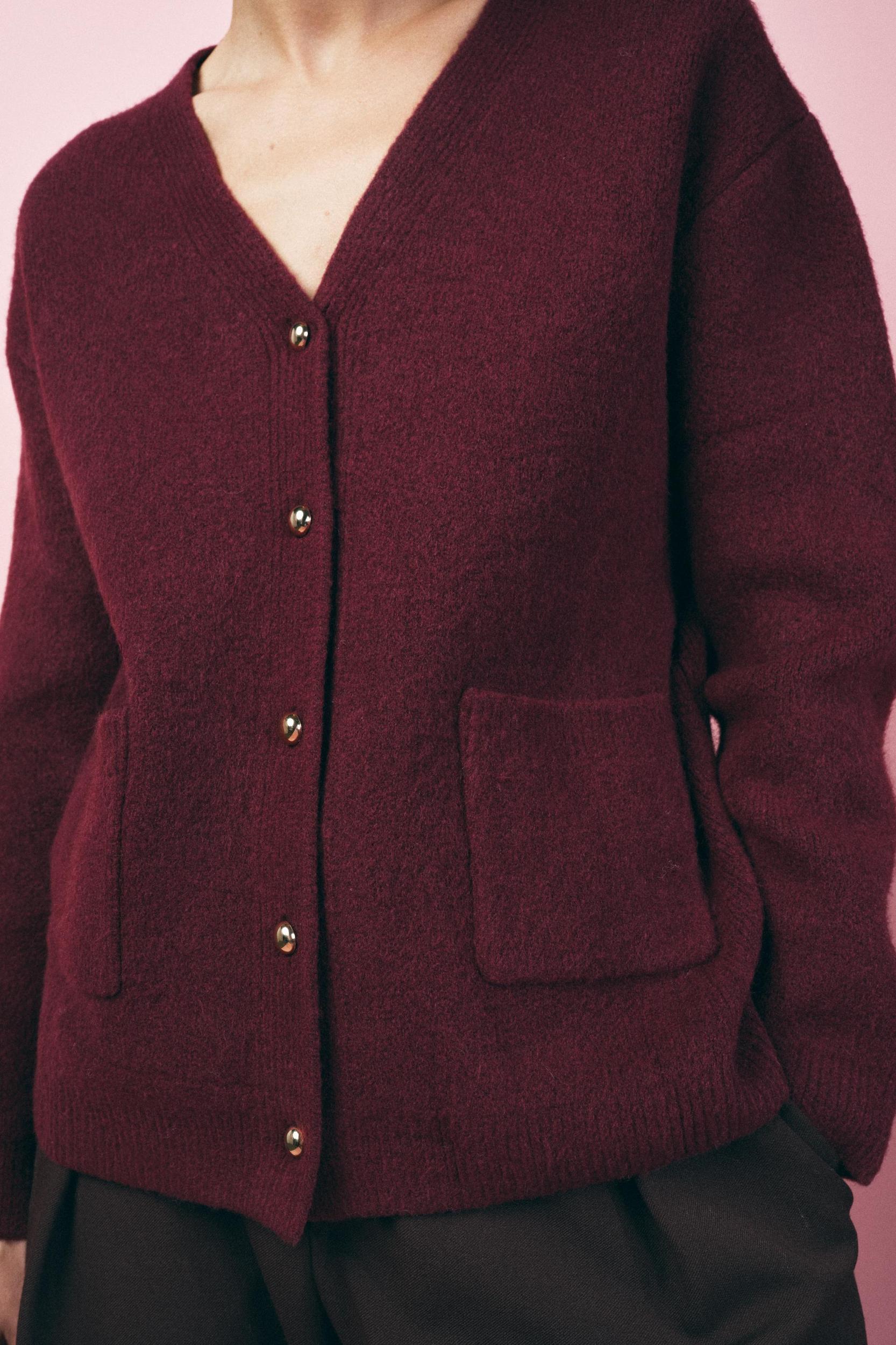 BASIC KNIT CARDIGAN Product Image