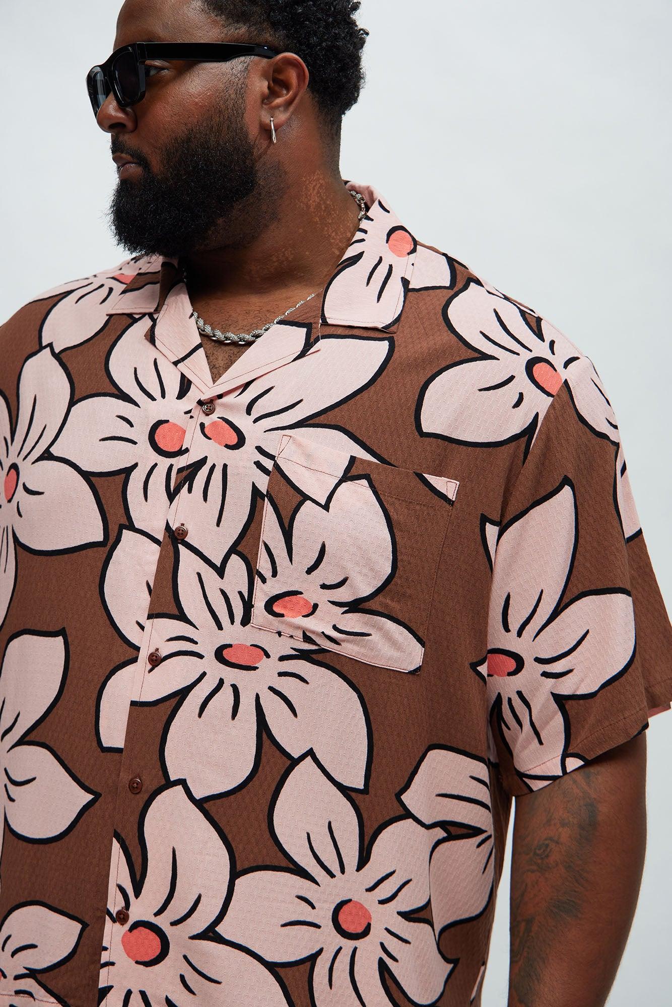 Malaysia Floral Shirt - Brown/combo Product Image