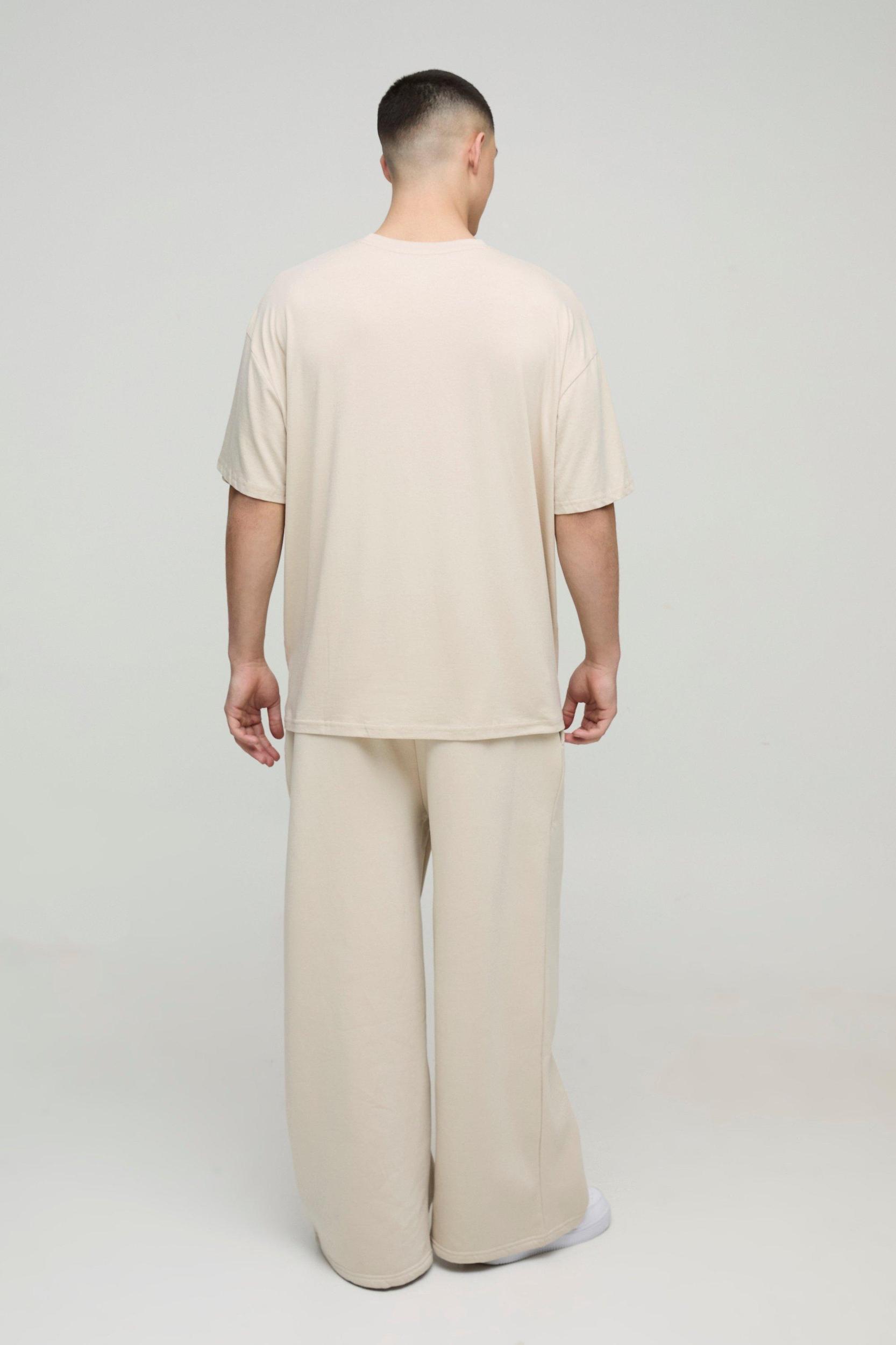 Premium Oversized Modal Content T-shirt | boohooMAN USA Product Image