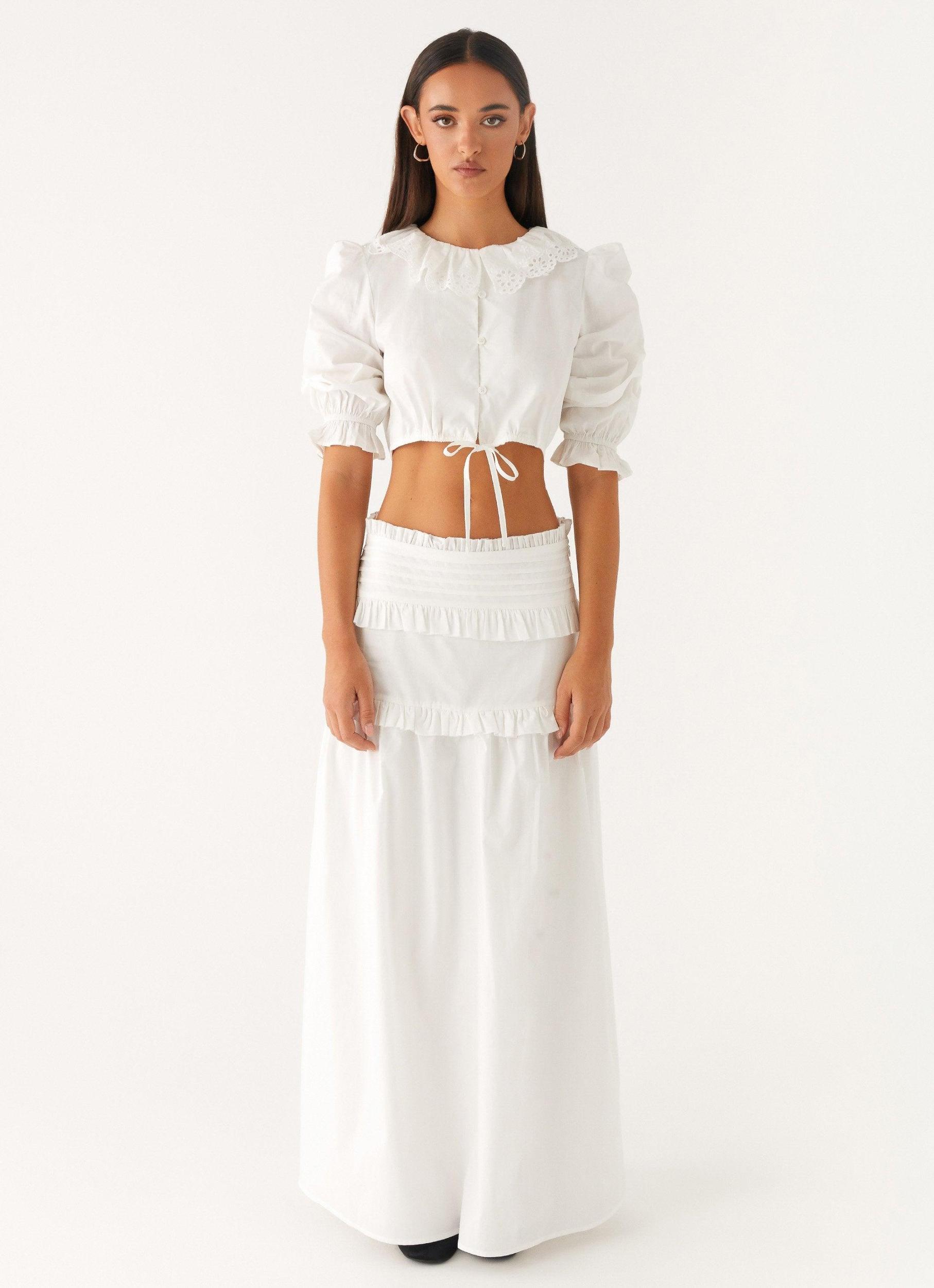 Melania Blouse - White Product Image