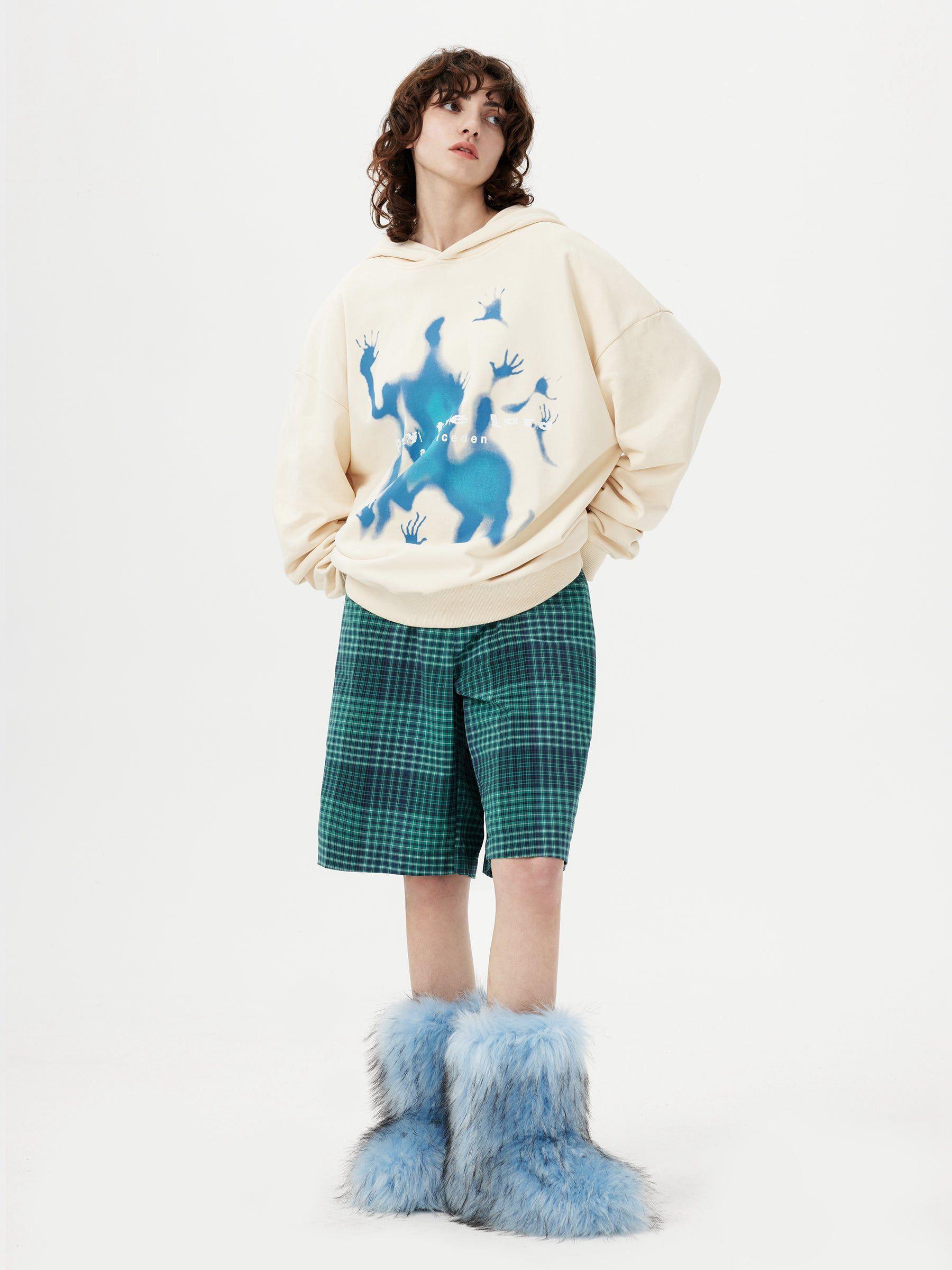 Aelfric Eden Abstraction Shadow Graphic Hoodie Product Image