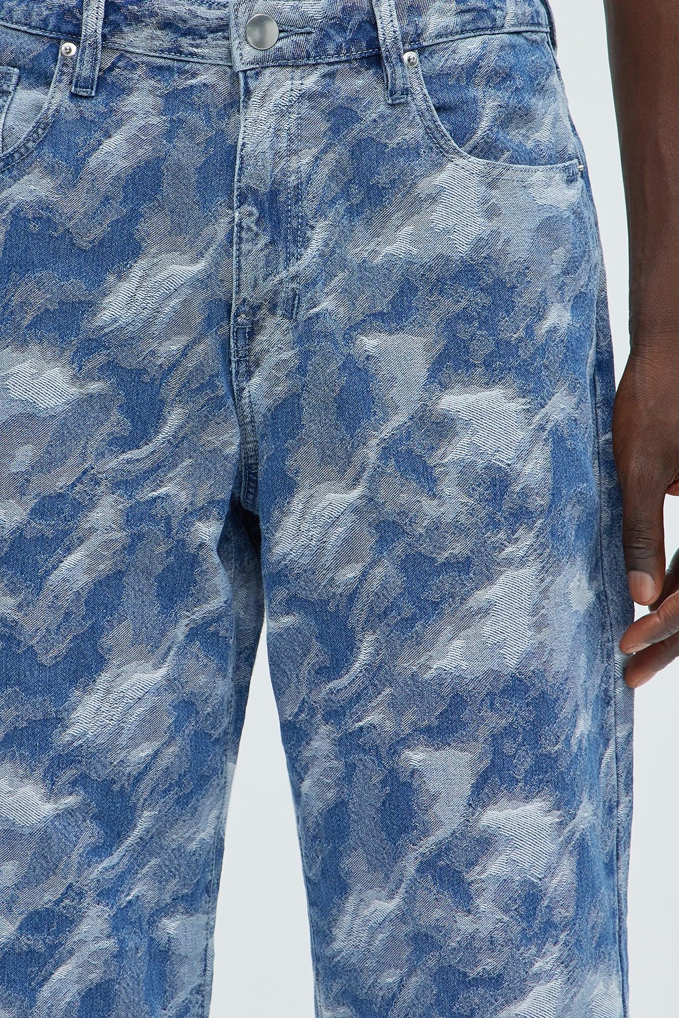 Murky Waters Straight Jeans - Medium Blue Wash Product Image