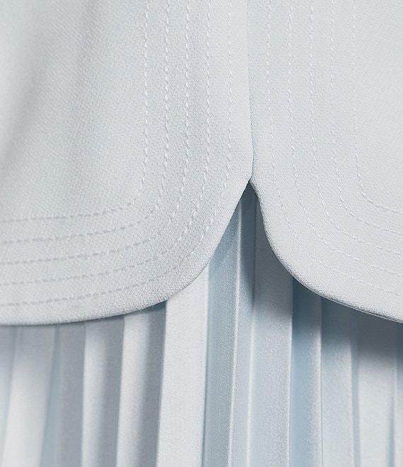 Antonio Melani Billie Crepe Strapless Sleeveless Pleated A-Line Maxi Dress Product Image