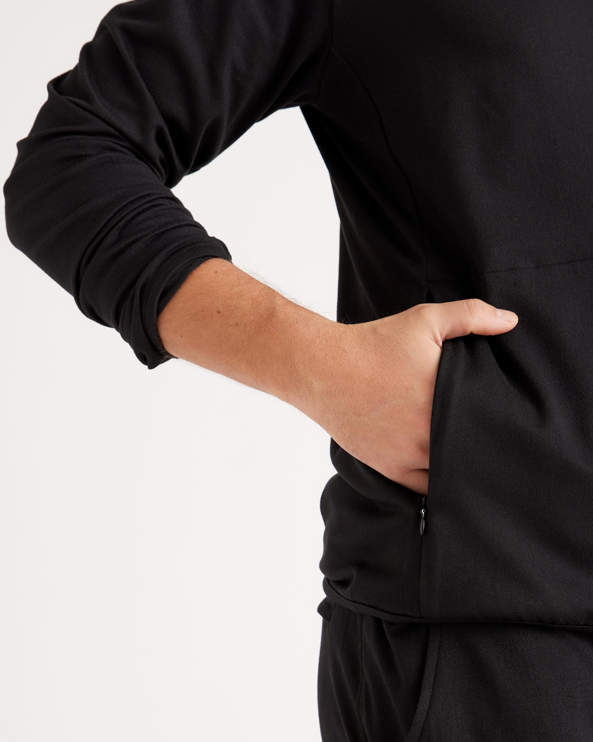 Quince | Men's Super Soft Performance Zip Hoodie Flowknit Activewear, Size XL, Recycled Polyester Product Image