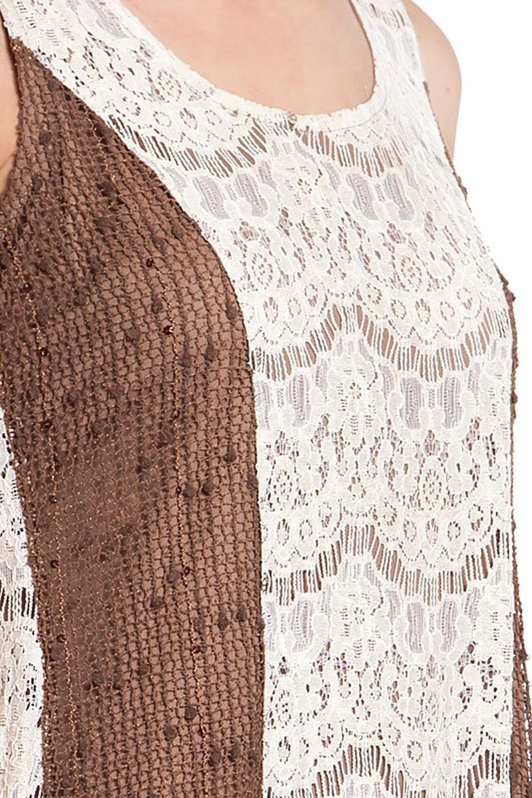 Brown Lace Dress Product Image
