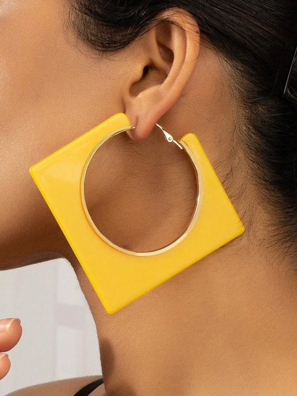 Normcore Geometric Drop Earrings Product Image