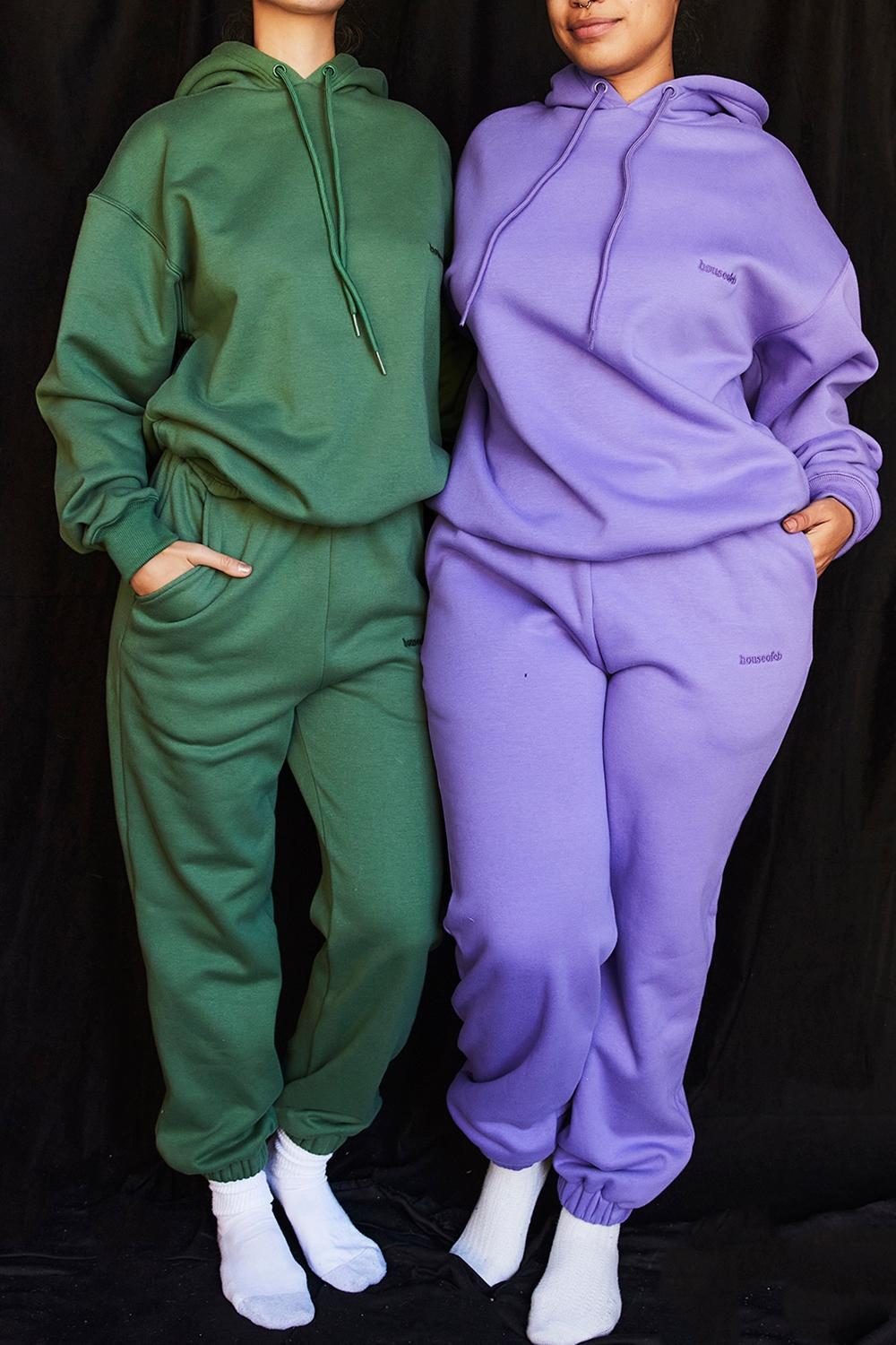 Sky  moss fleece back jogging trousers Product Image