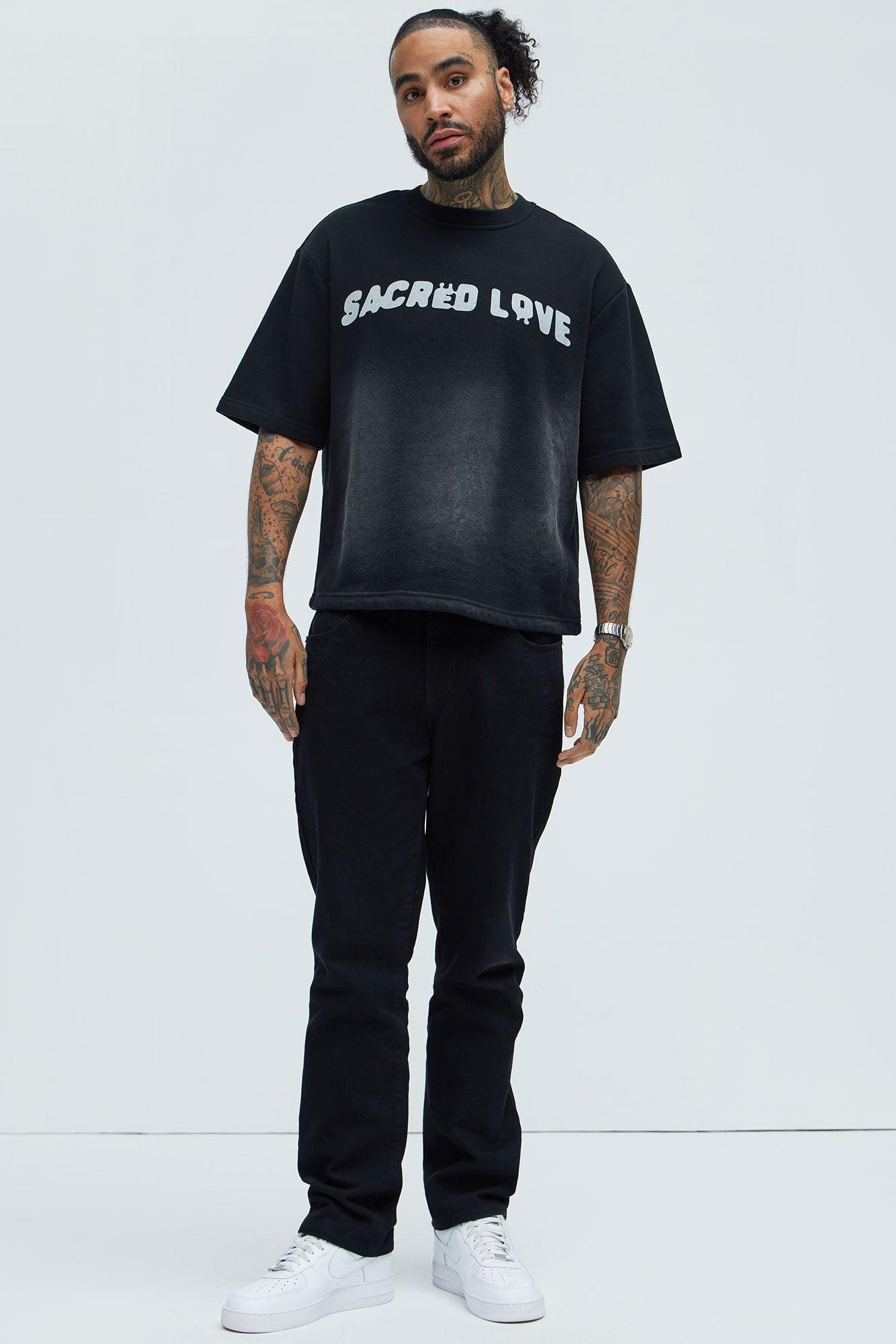 Tyson Sacred Love Relaxed Short Sleeve Tee - Black Product Image
