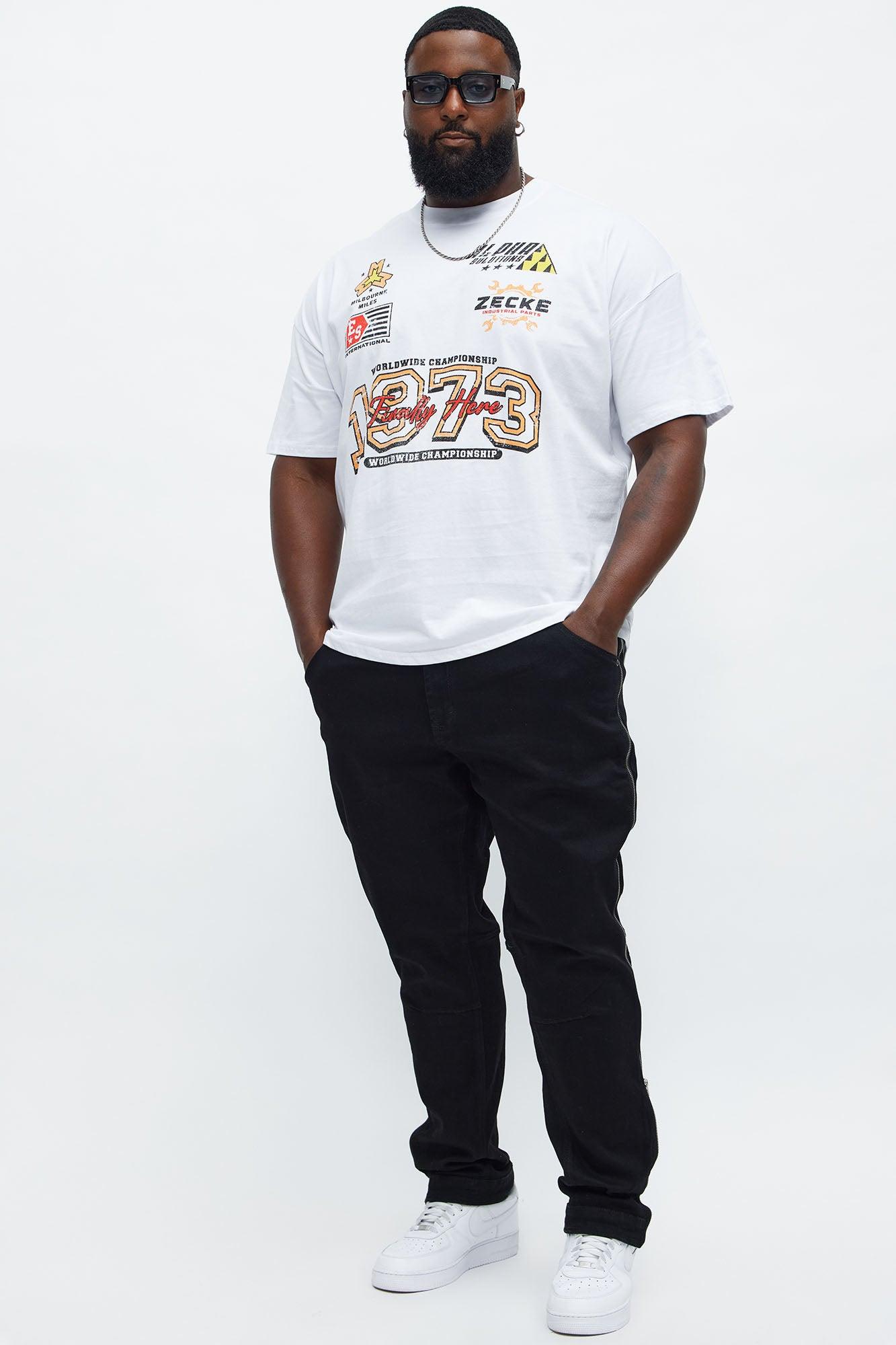 Slim Convertible Zip Me Down Jeans - Black Male Product Image