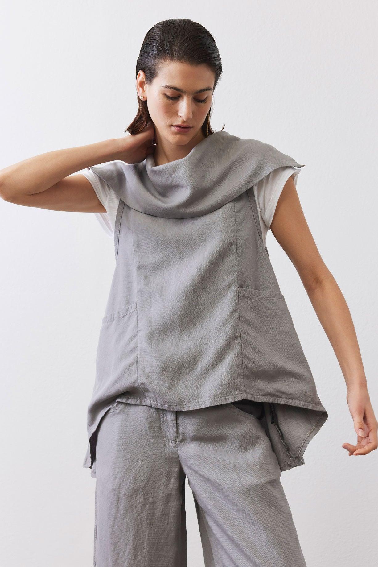 Cutting Edge Linen Blend Pocket Vest Product Image