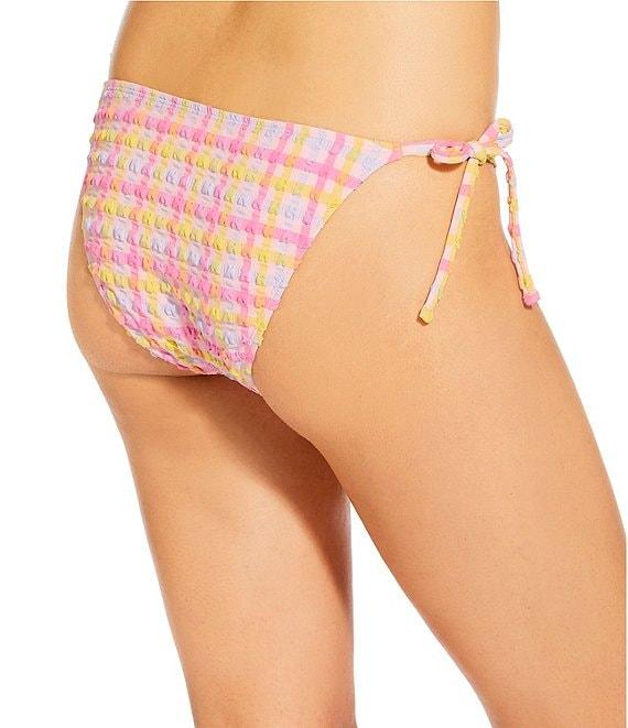 GB Puff Seersucker Tie Side Hipster Swim Bottom Product Image