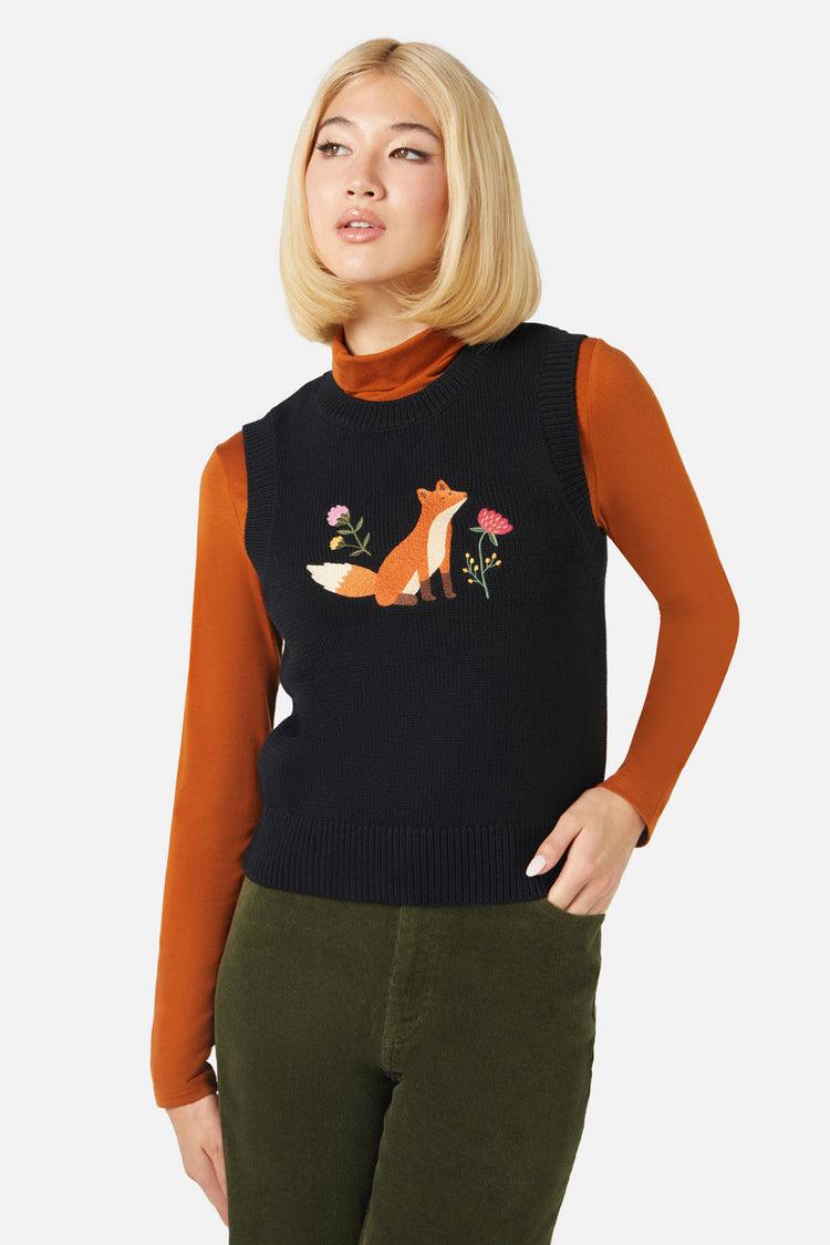 Fox Knit Vest Product Image
